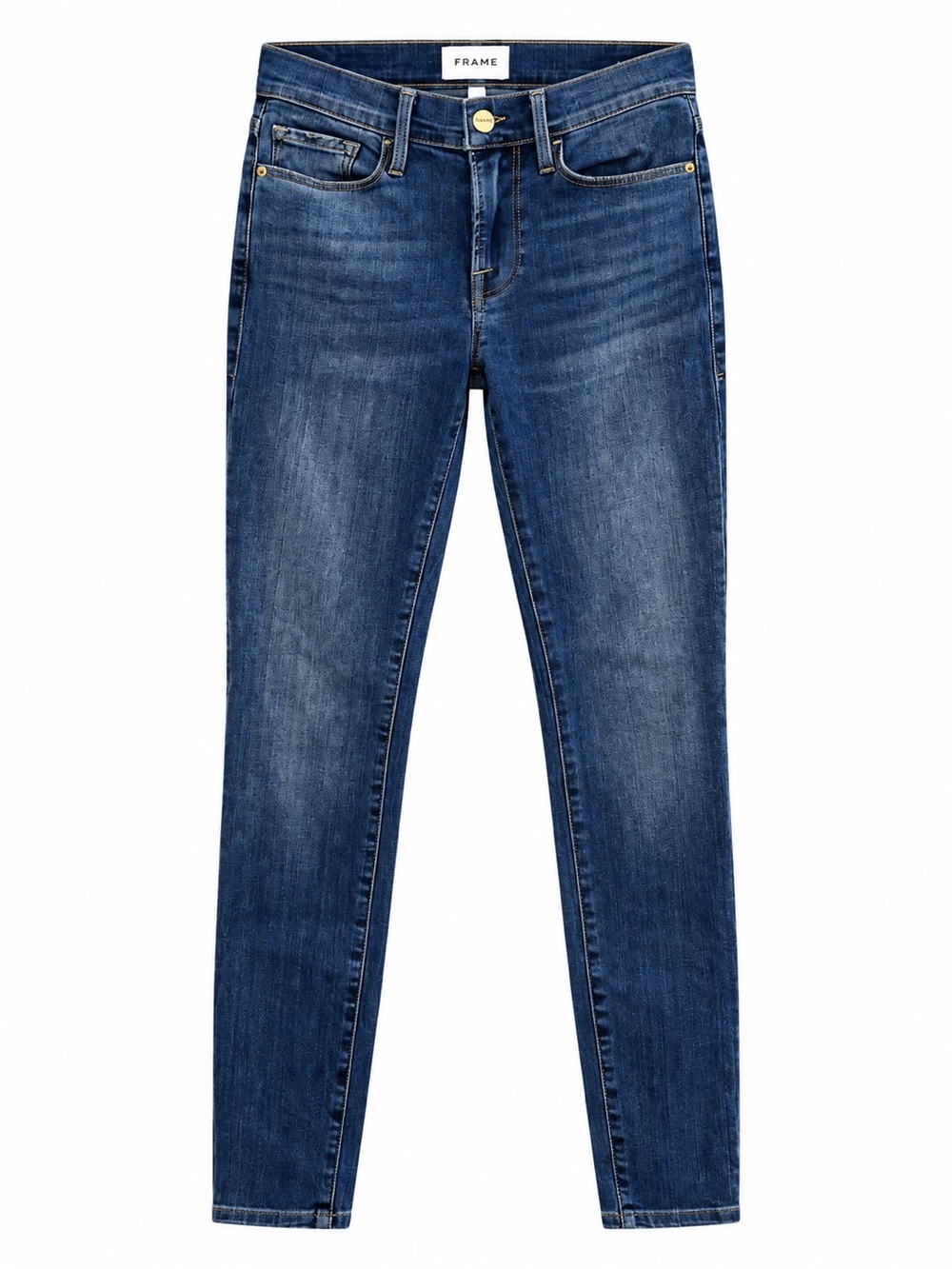 FRAME Le Skinny de Jeanne Lupine Mid Rise Skinny Jeans 24